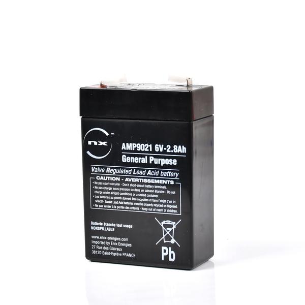 B28 - 6v 2.8Ah SLA battery for CLU13 & CLU14