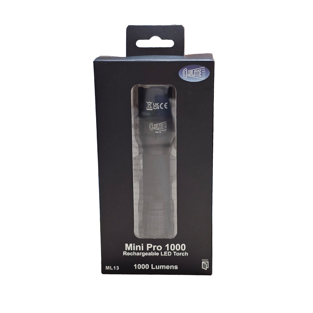 Mini Pro 1000 Rechargeable LED Torch