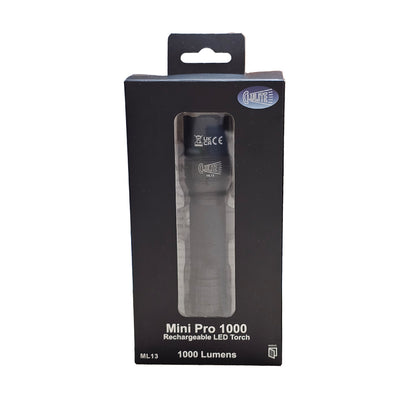 Mini Pro 1000 Rechargeable LED Torch